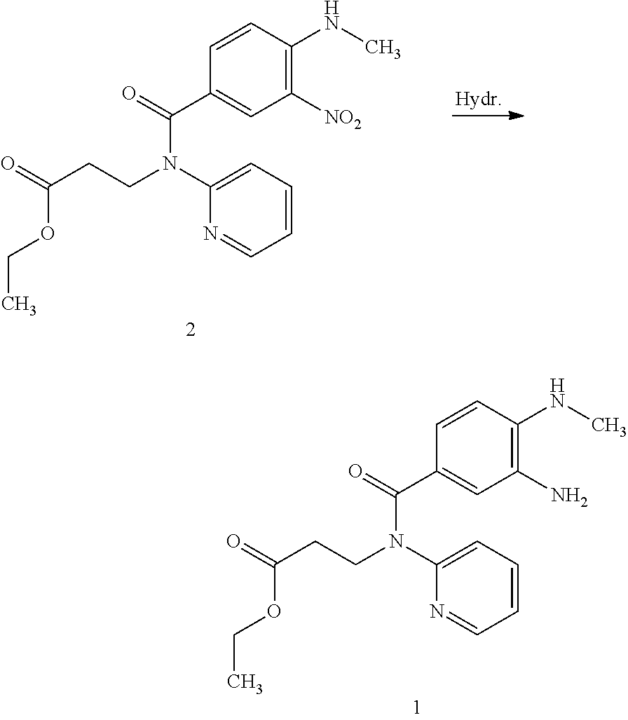 Process for the manufacture of an intermediate in the synthesis of dabigatran