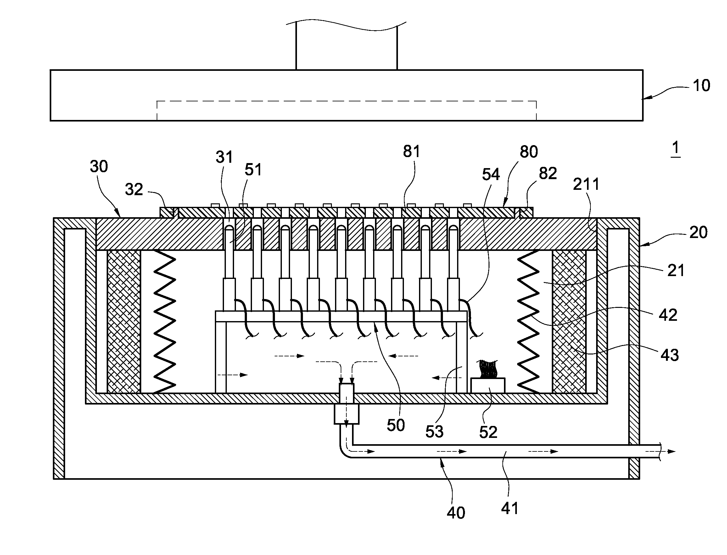 Testing method for LED module