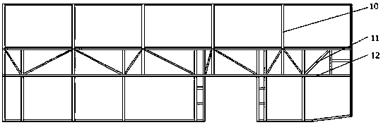 Vehicle side wall filling module, side wall structure and vehicle using side wall structure