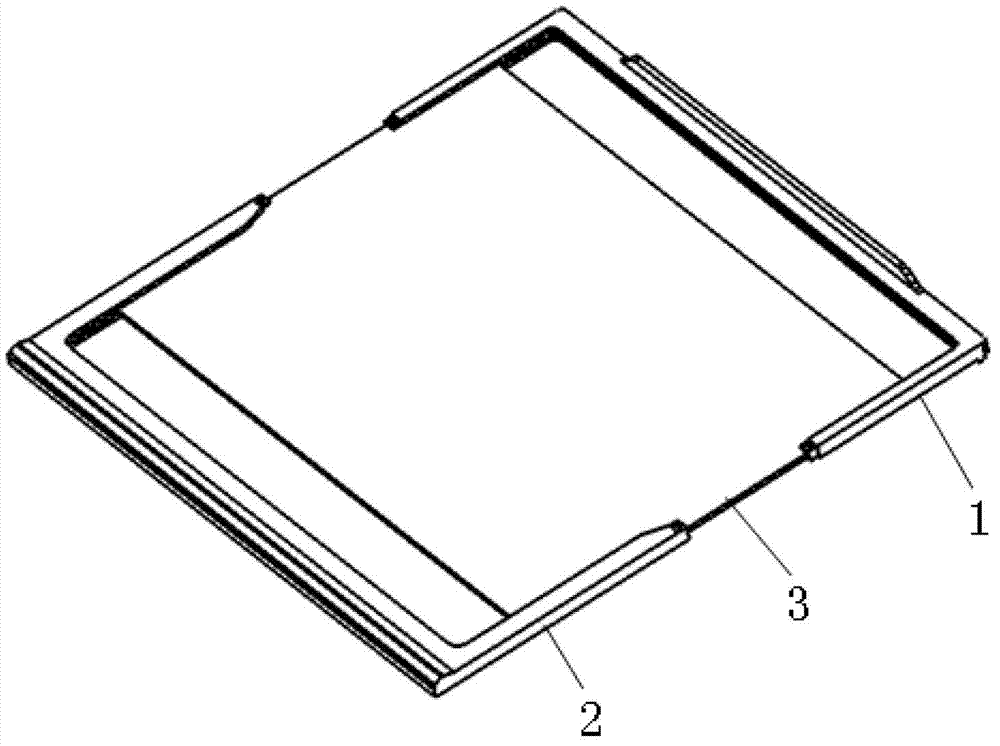 Glass layering frame