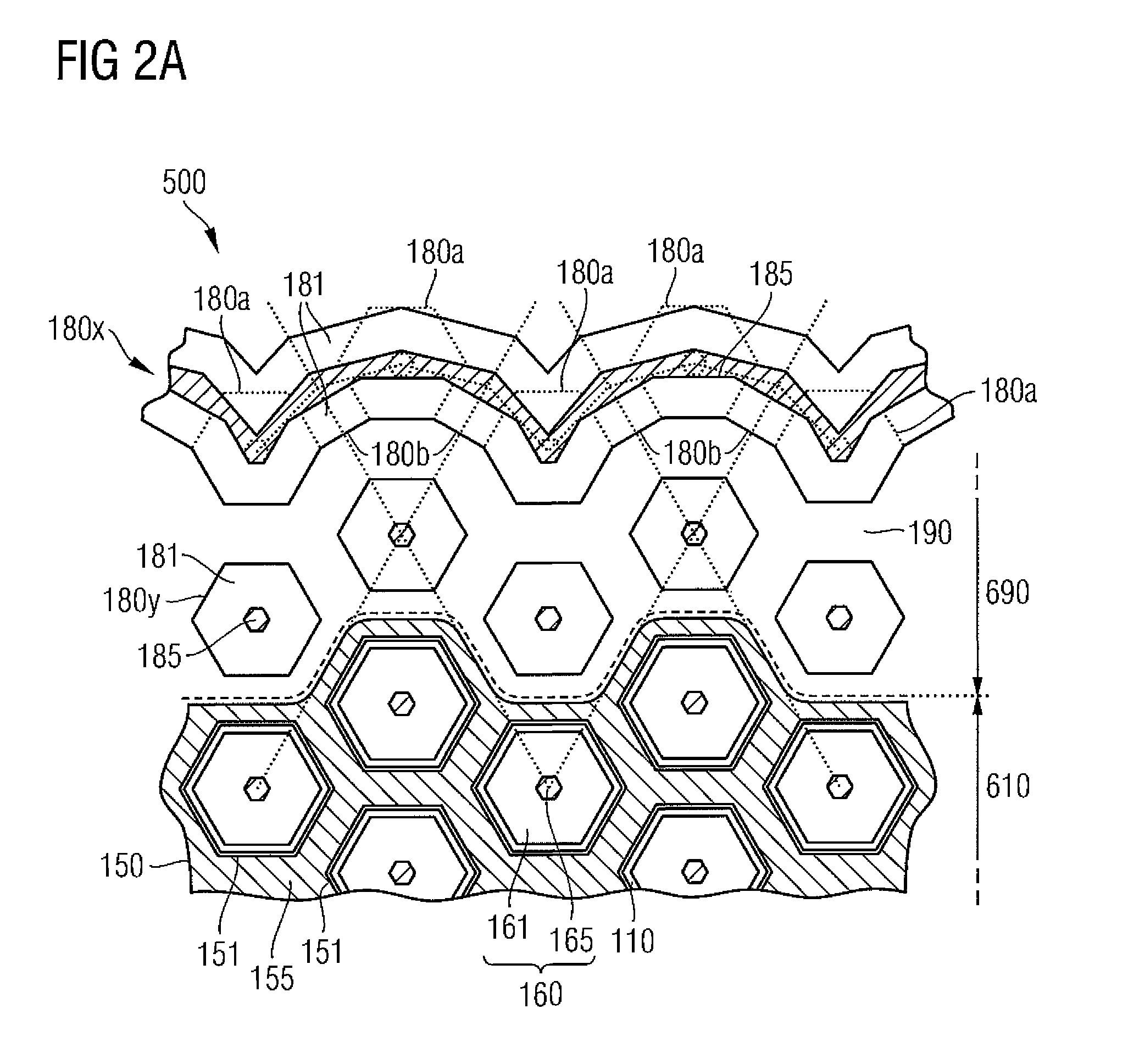 Semiconductor Device with Field Electrode Structures in a Cell Area and Termination Structures in an Edge Area