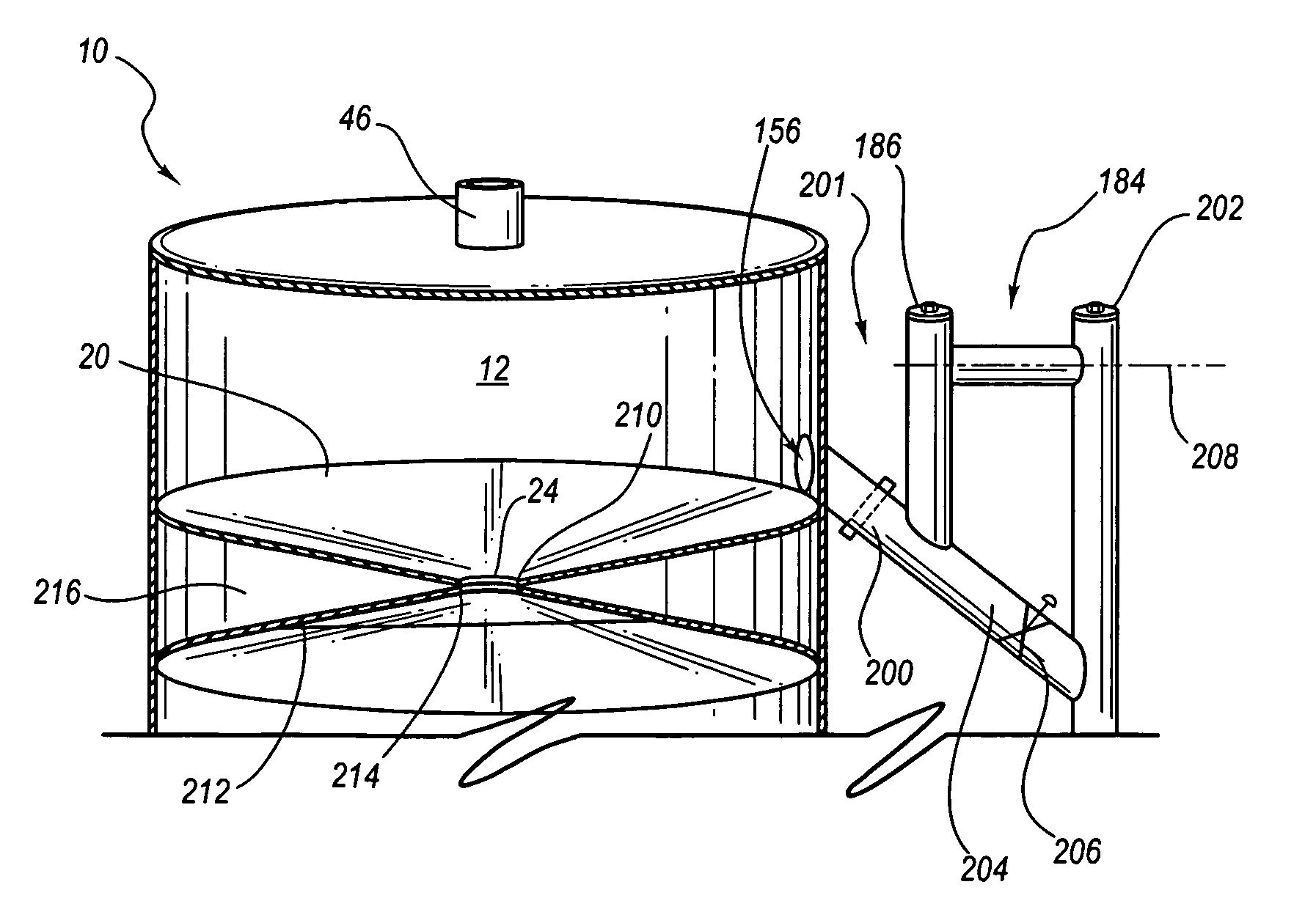 Induced sludge bed anaerobic reactor