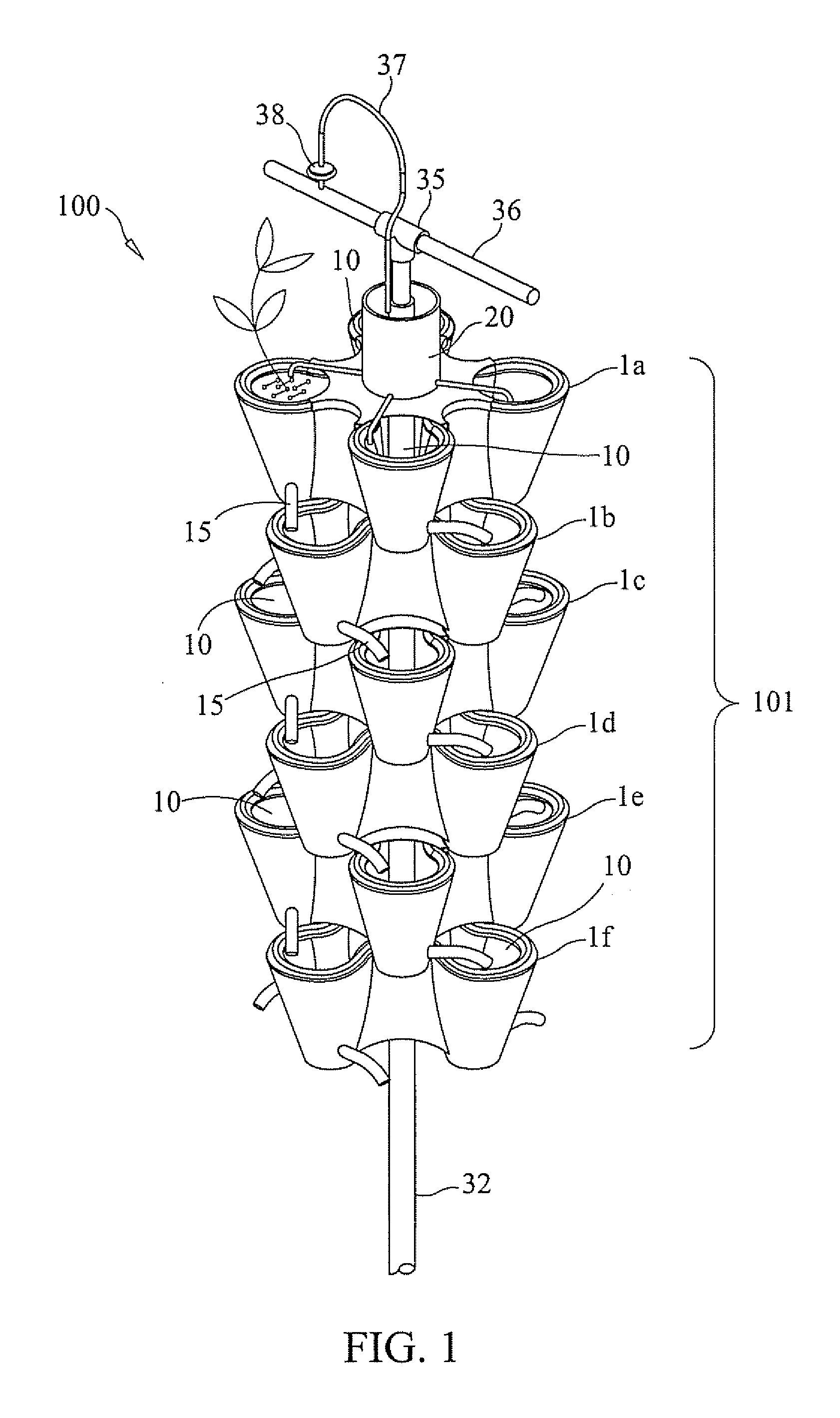 Apparatus for vertical horticulture