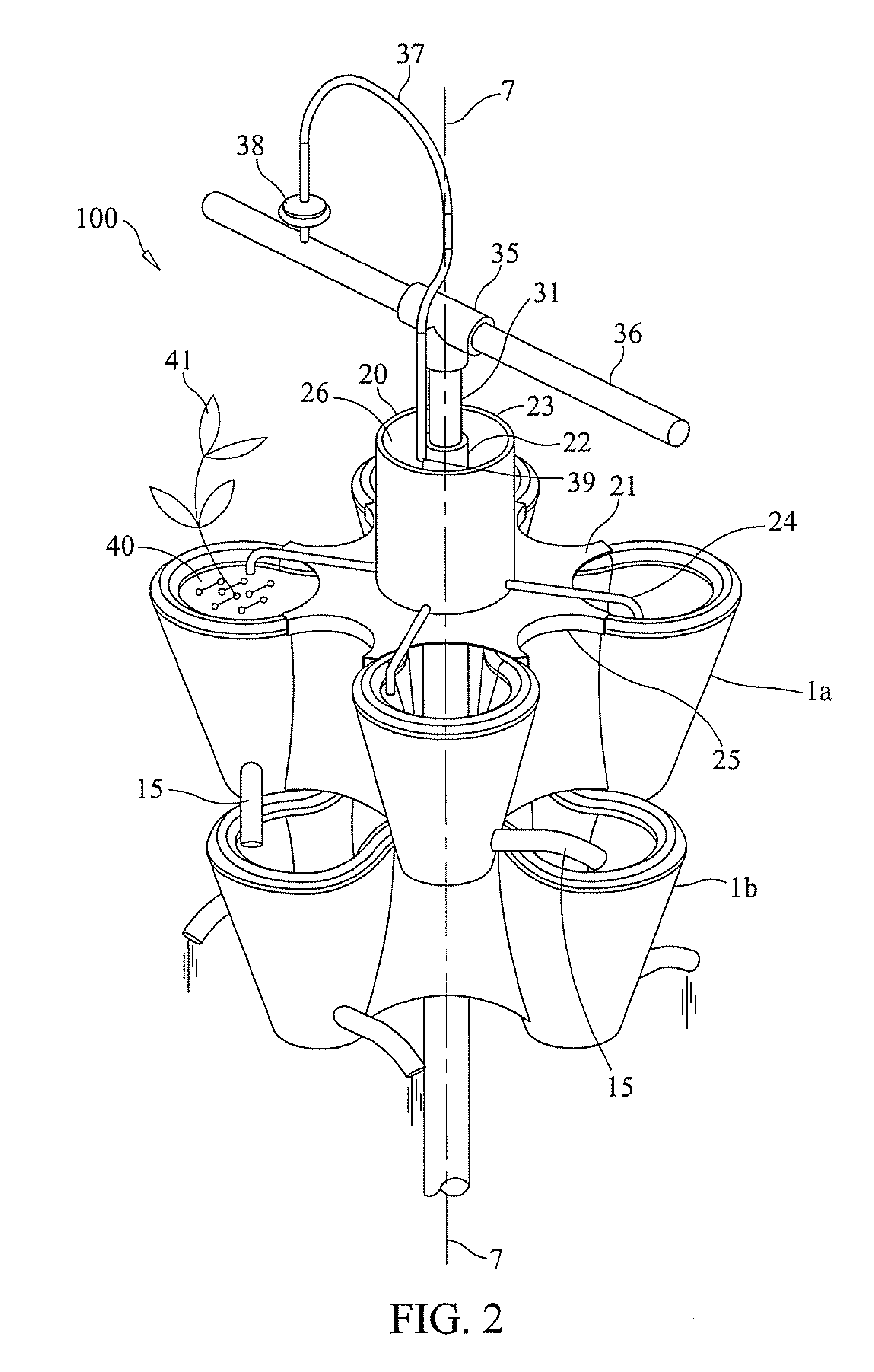 Apparatus for vertical horticulture