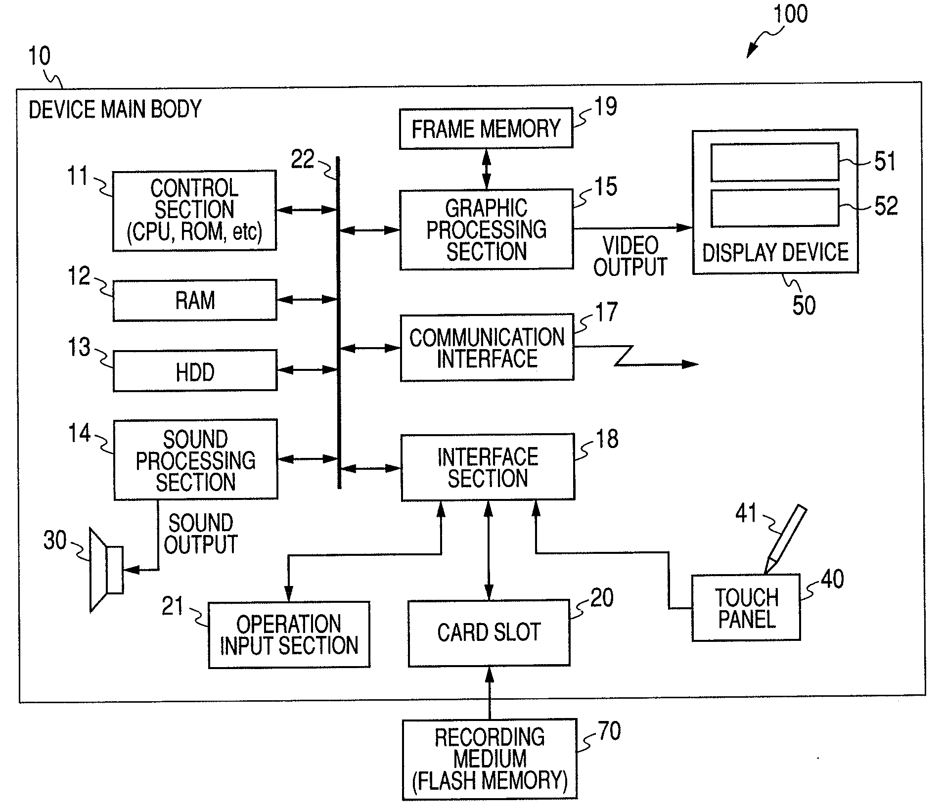 Training system, training device, and program recording medium and playback control method