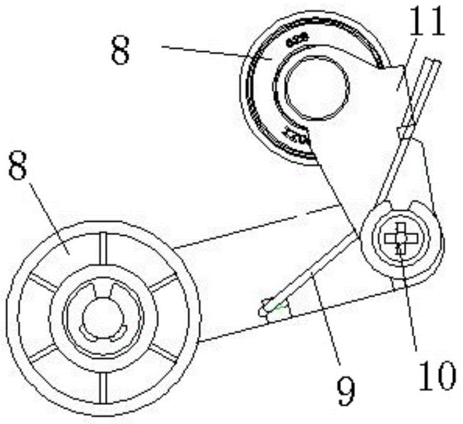 Paper money transferring device for financial self-service terminal