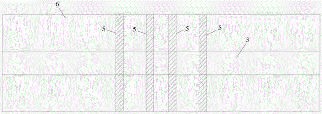 Blasting method of separated type overpass