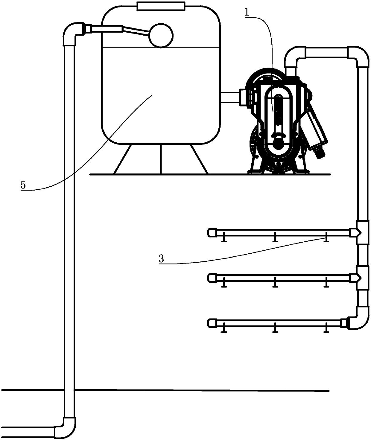 A water pump water supply control method