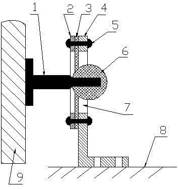 Positioning device for room door