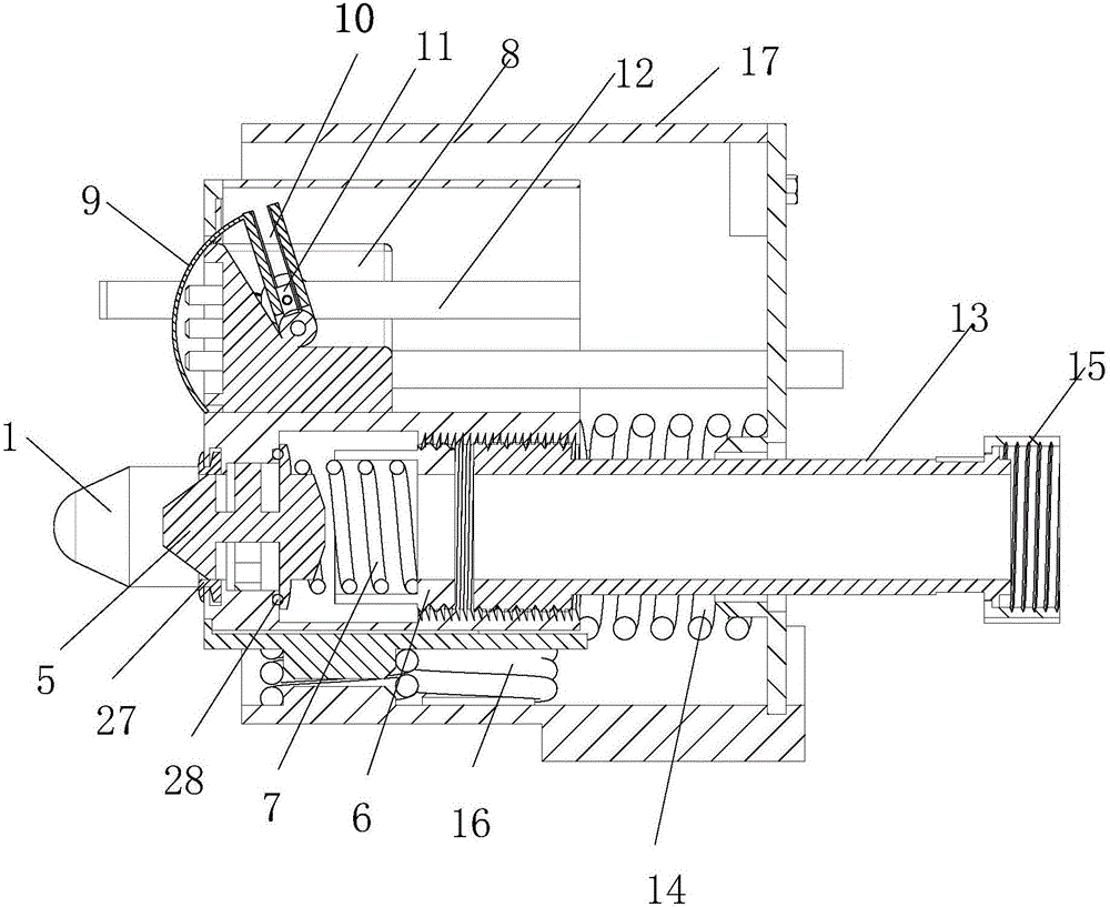 Railway freight car automatic picking off and coupling up device