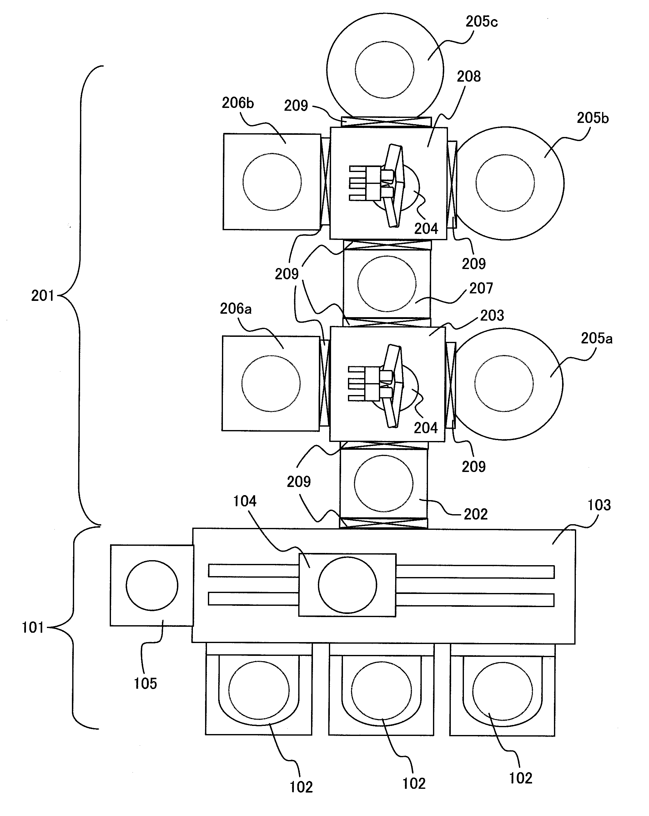 Vacuum processing apparatus and method of operating the same