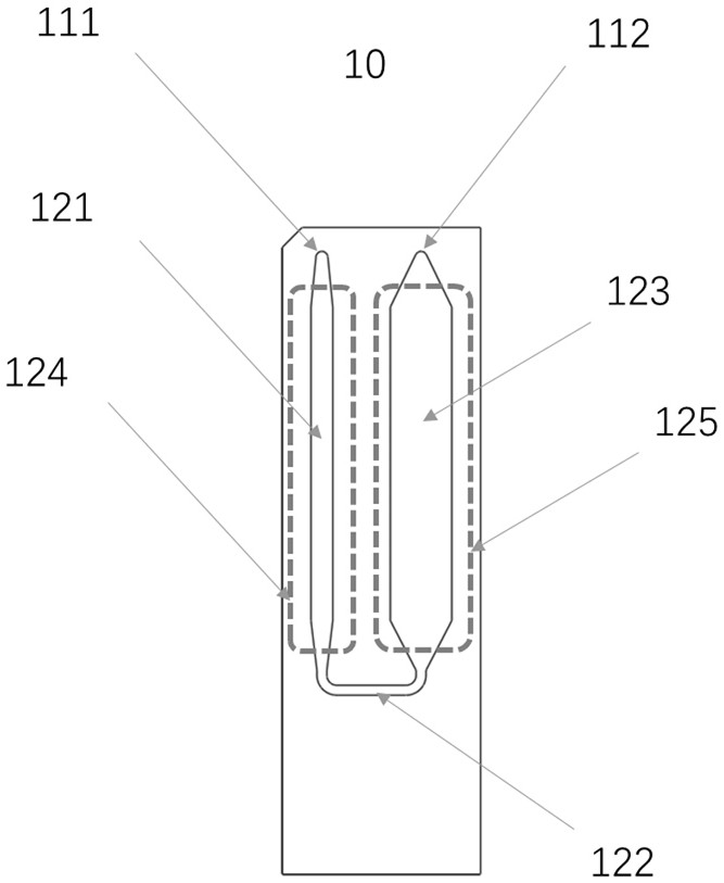 Biochemical reaction unit and biochemical reaction device capable of realizing partitioned temperature control