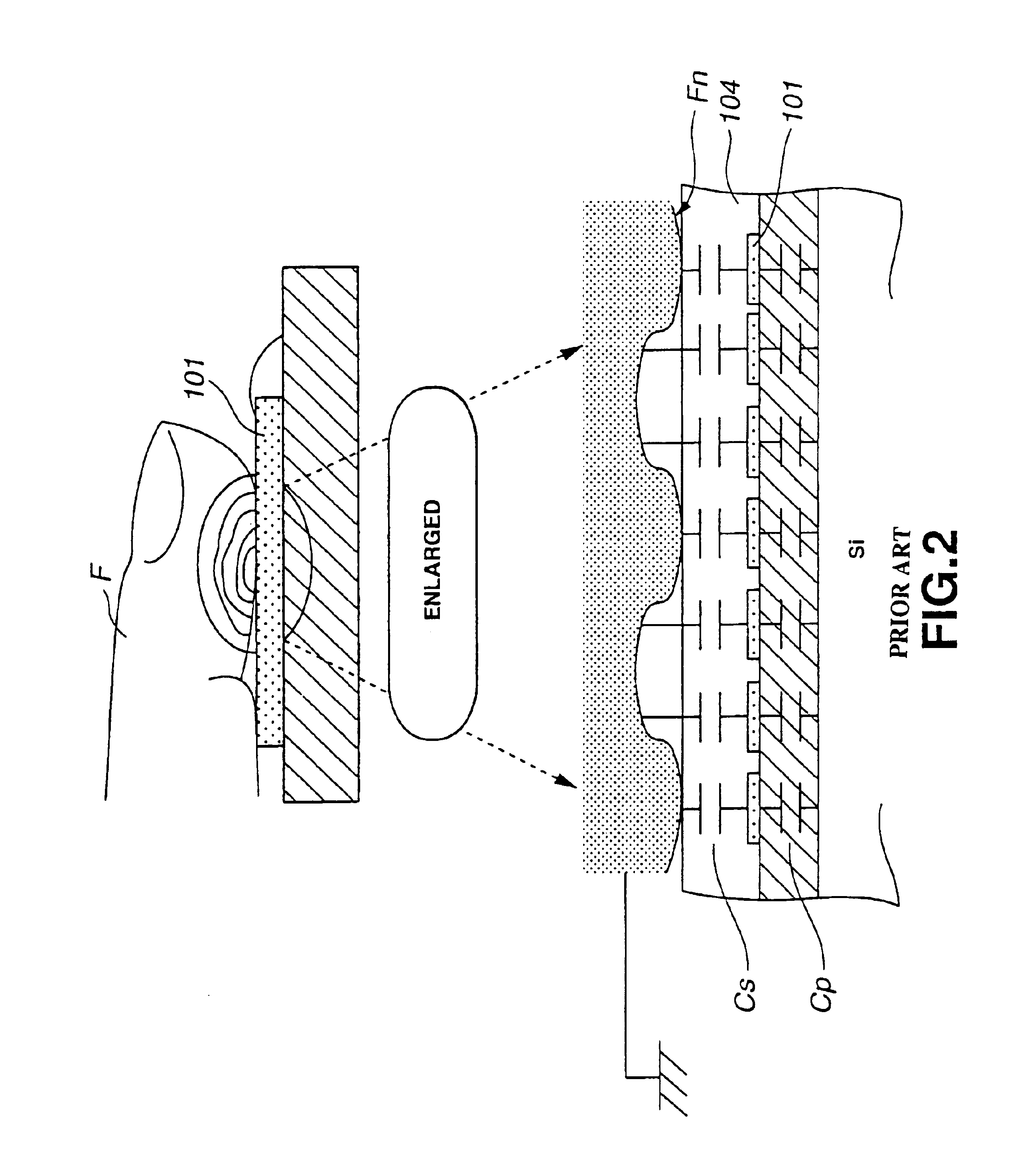 Electrostatic capacity detection apparatus and fingerprint crosscheck apparatus using the same