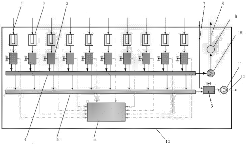 A mobile automatic switching rapid sampling flue gas denitrification test system