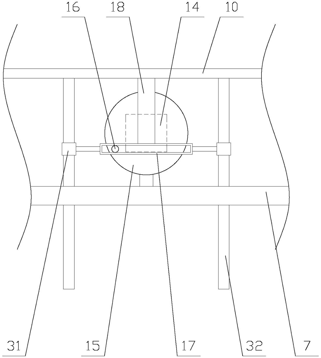 Tea leaf rolling machine convenient to clean