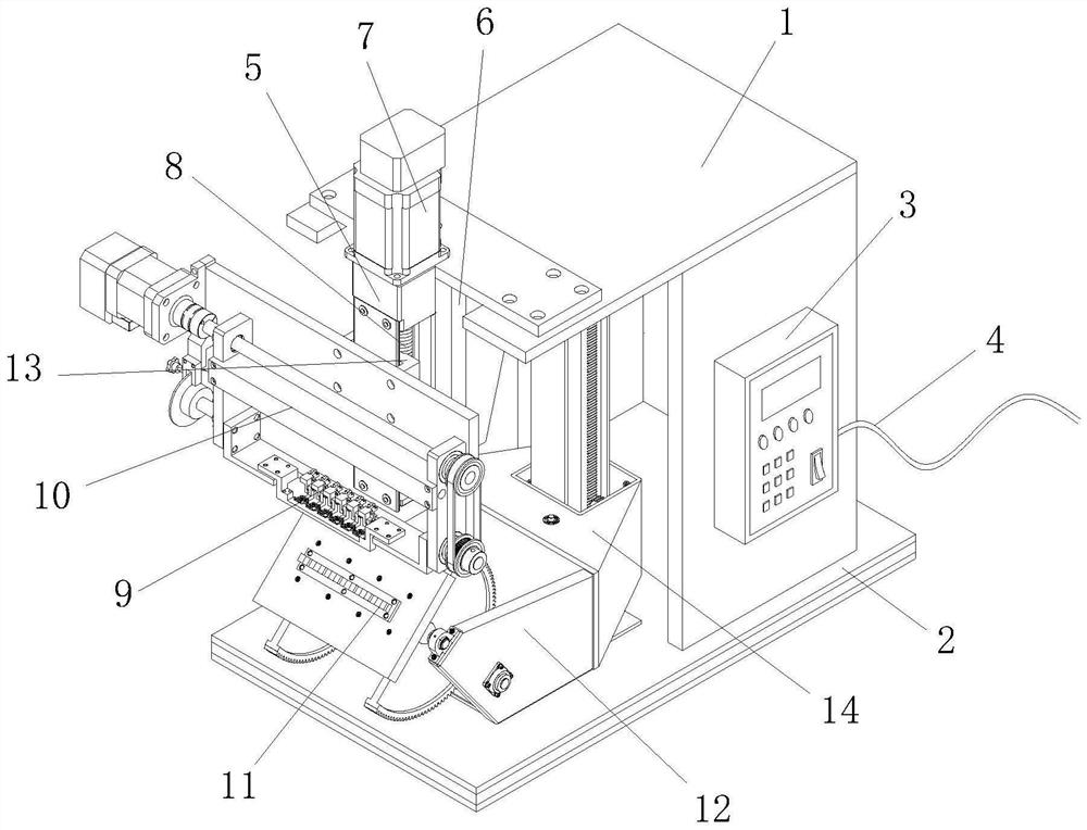 Automatic assembling and welding device for heat pipe radiator machining