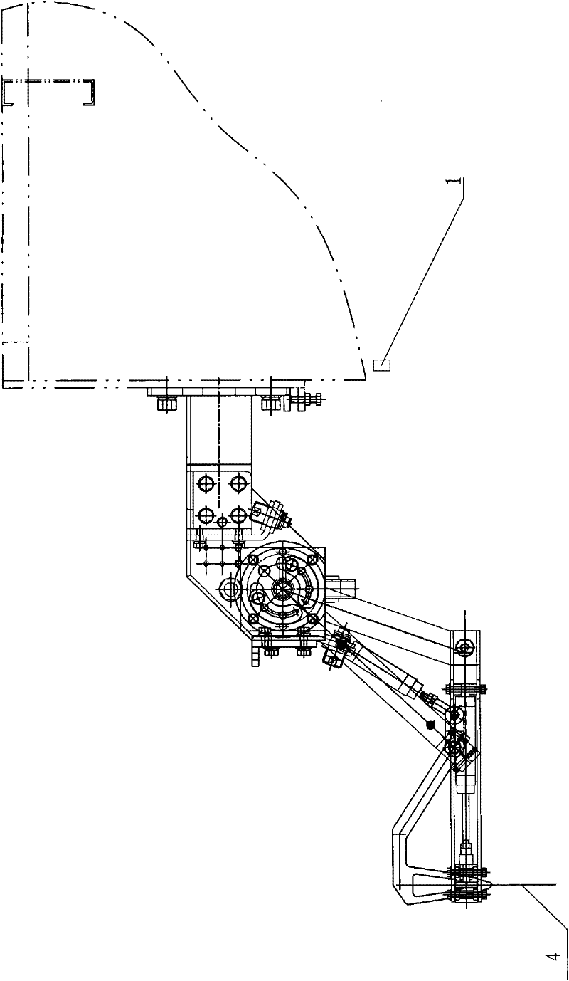 Servo double-arm clamping type bag feeding manipulator with slotting tools