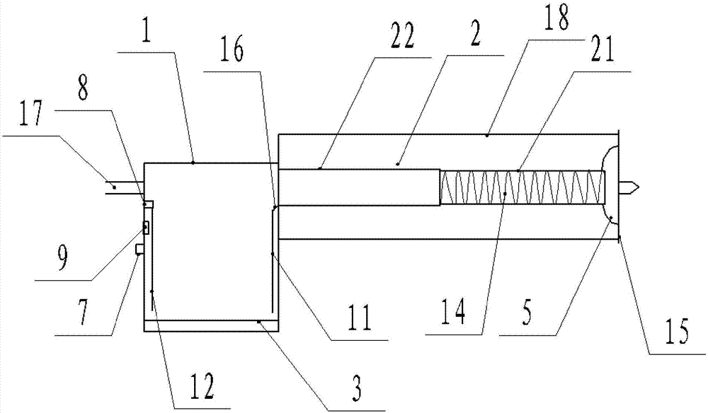 Dust collecting device for electric tool