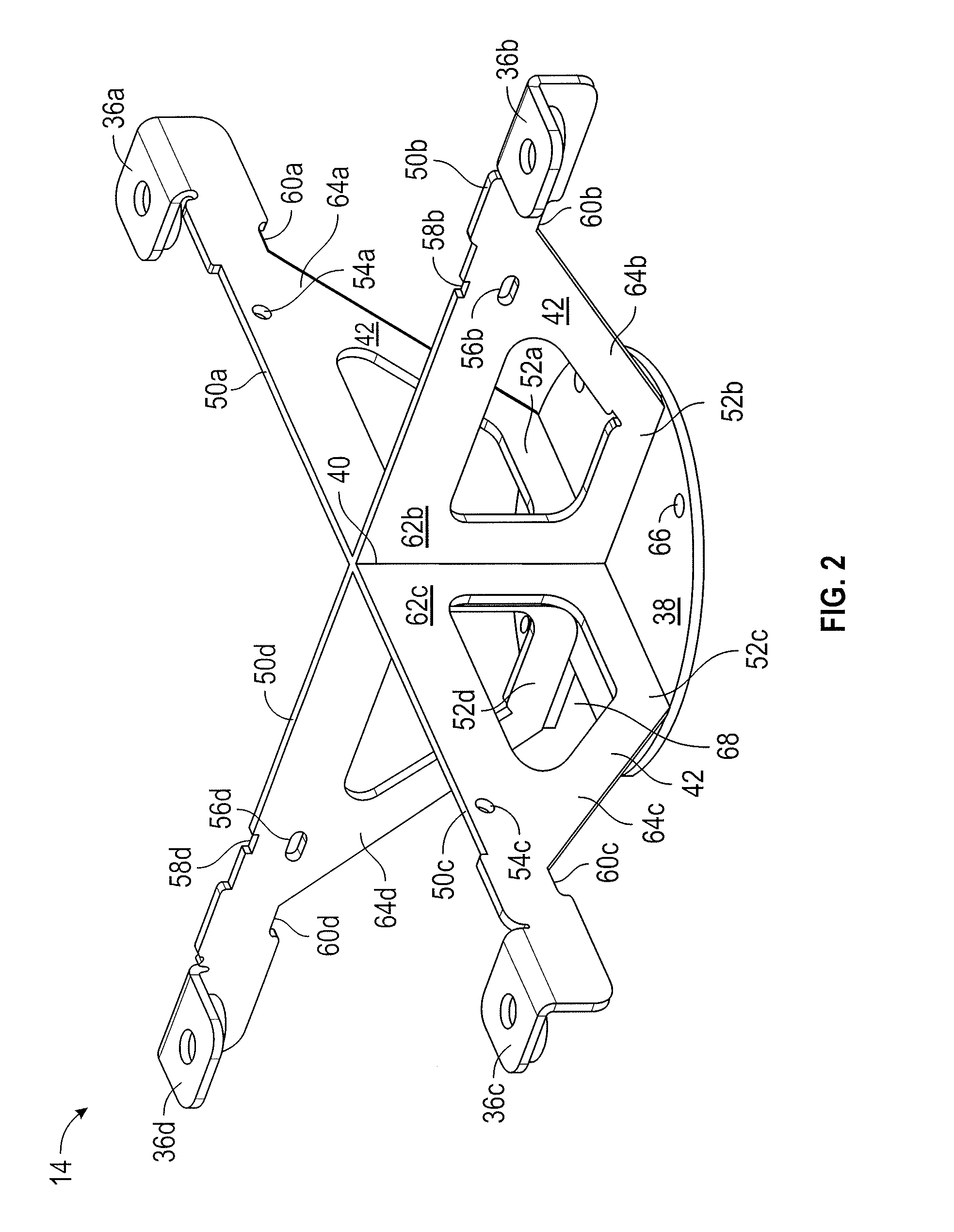 Fan and mounting bracket for an air mover