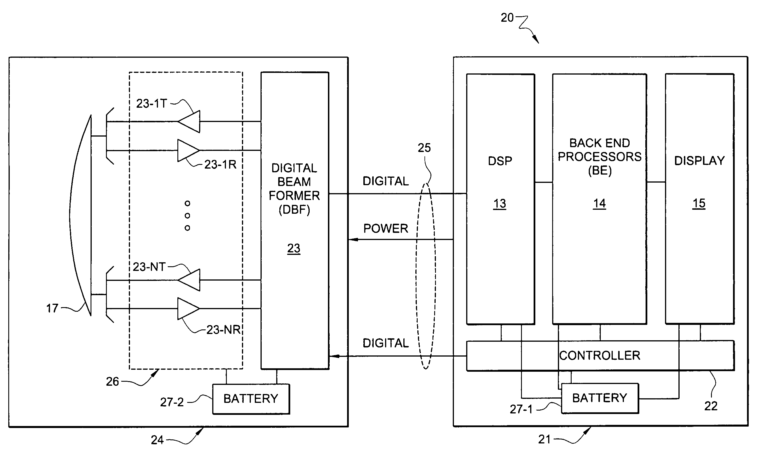 Ultrasonic transducer having distributed weight properties