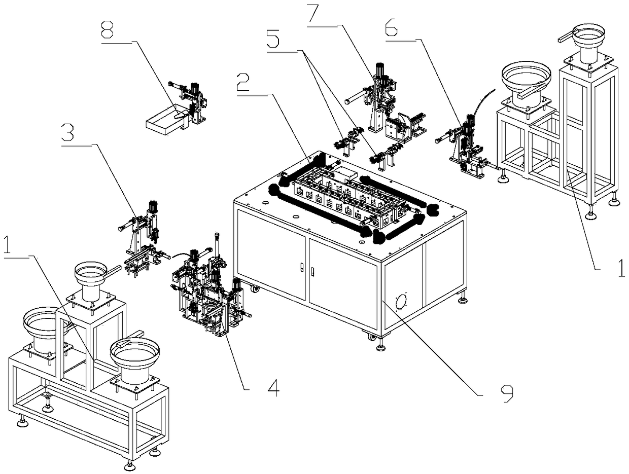 Optical fiber connector assembly machine