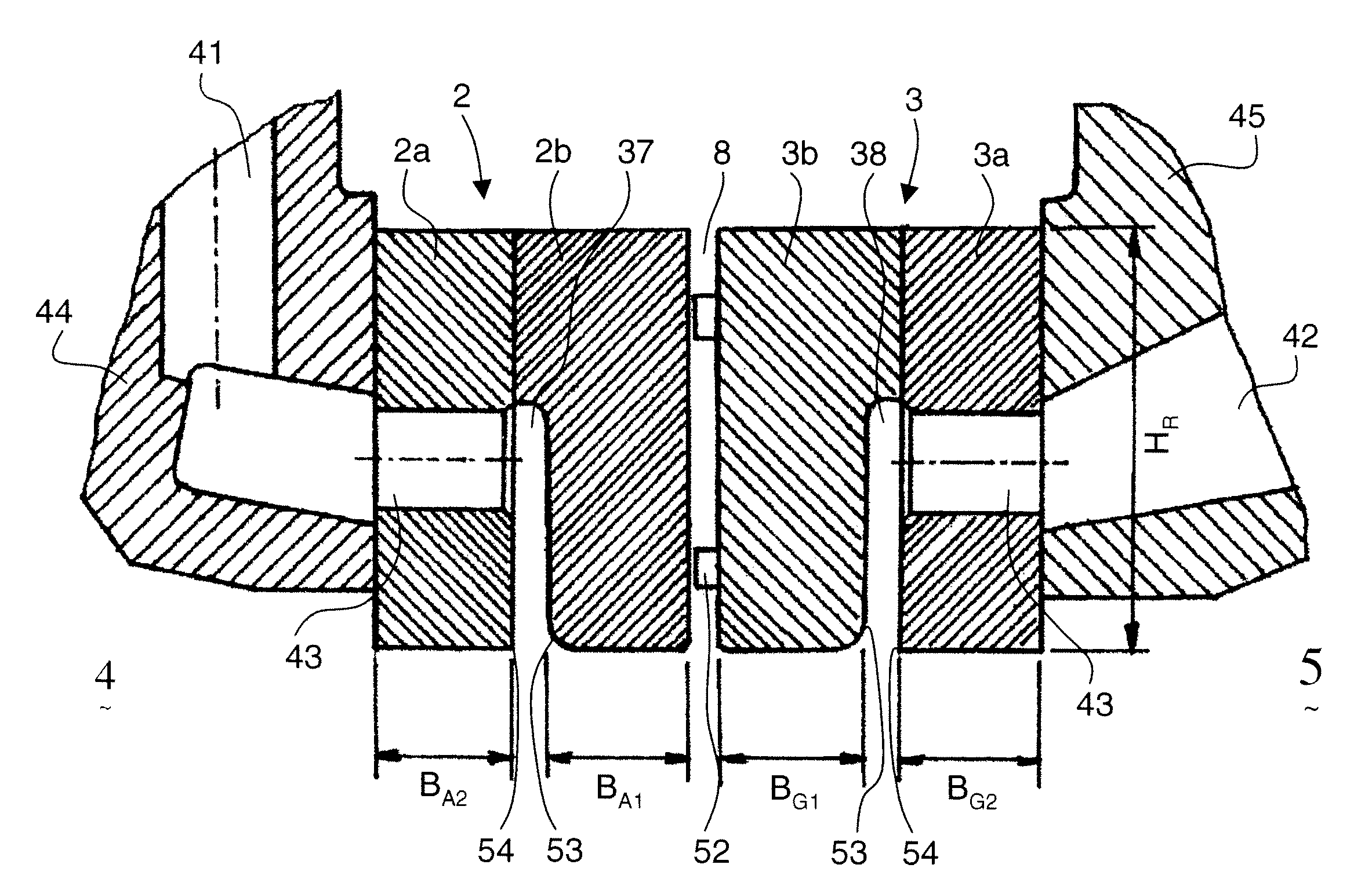 Shaft sealing system, preferably for a hydrogen cooled generator