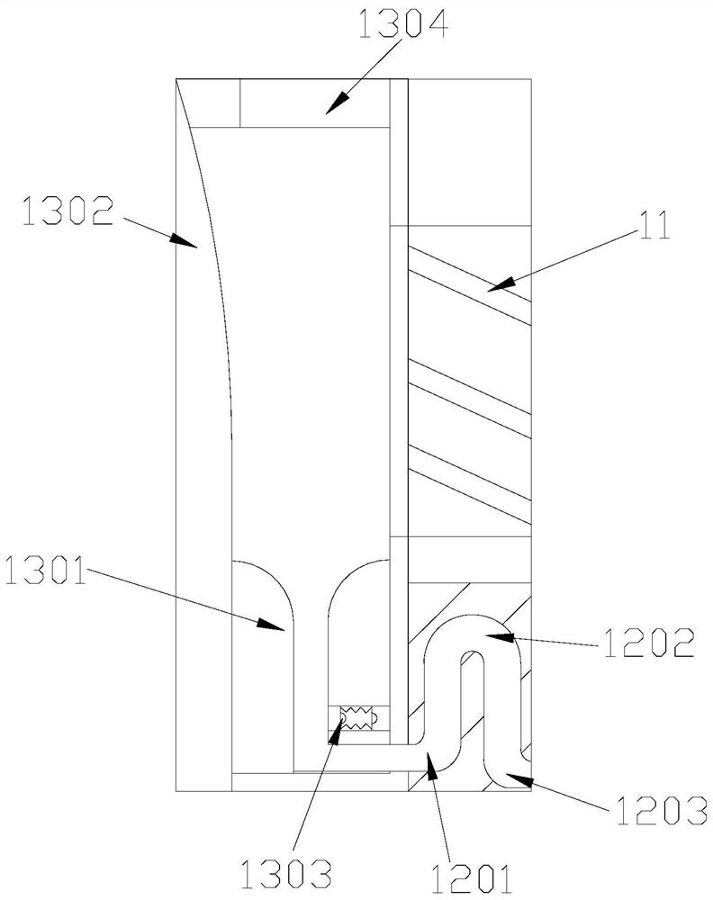 A kind of siphon principle automatically closes the transformer cabinet that prevents rainwater from entering