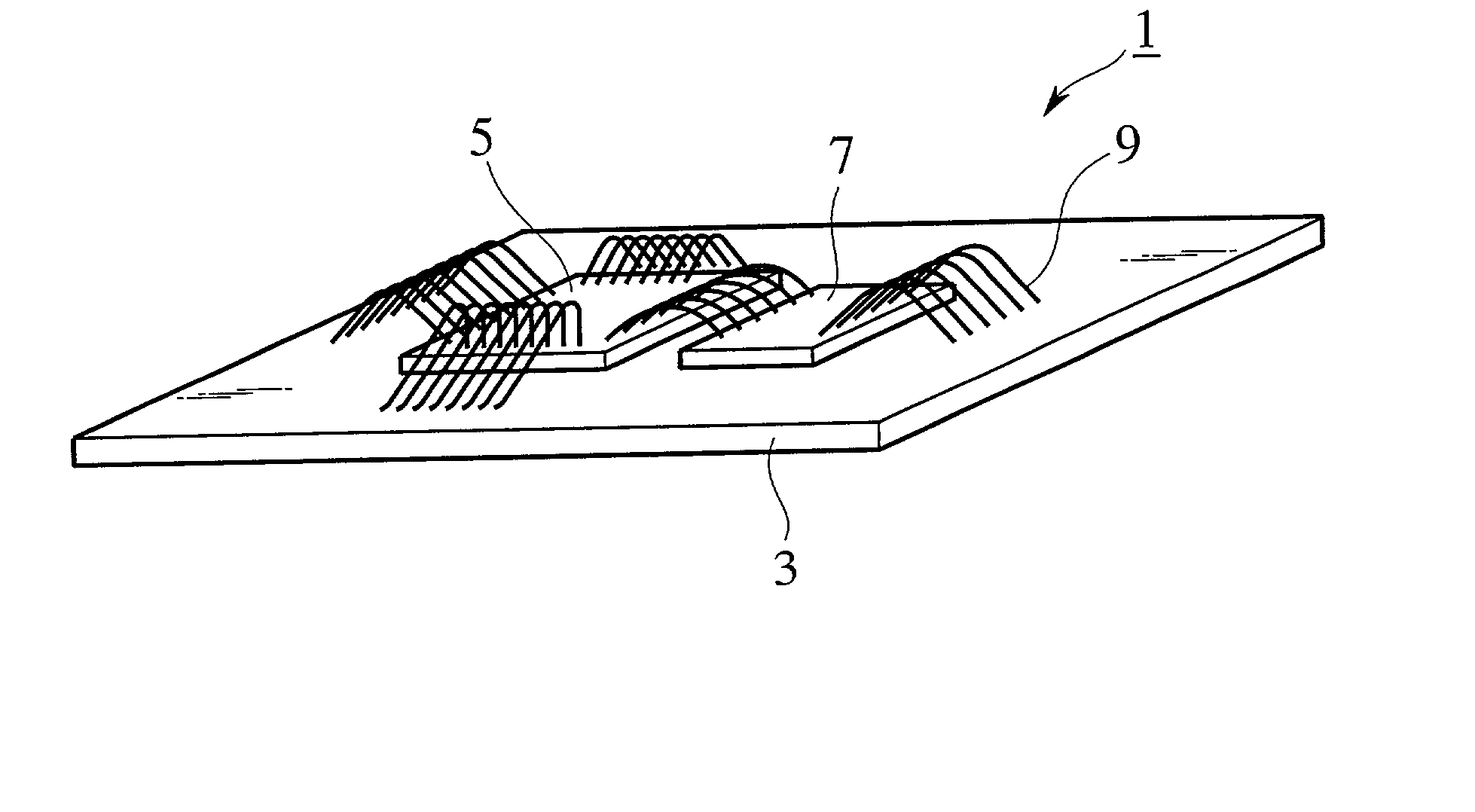 Electronic circuit device and hybrid integrated circuit with an asic and an FPGA