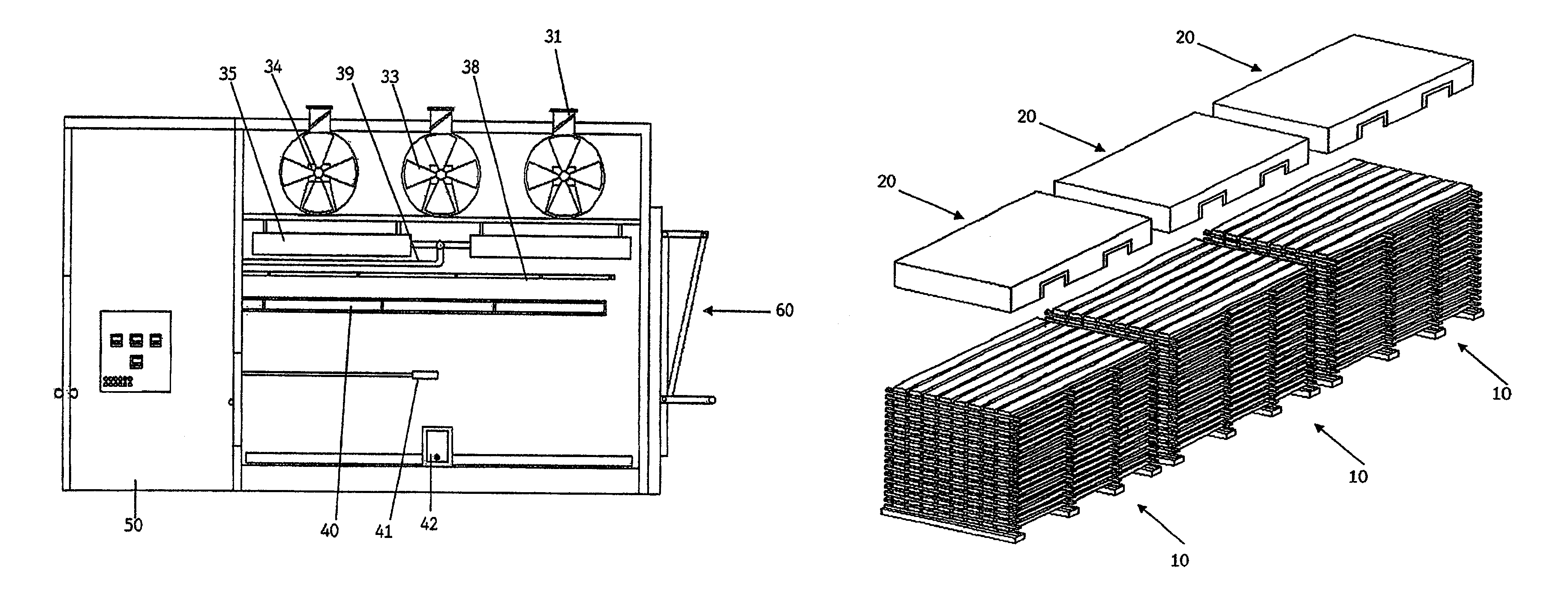 High temperature lumber treatment system