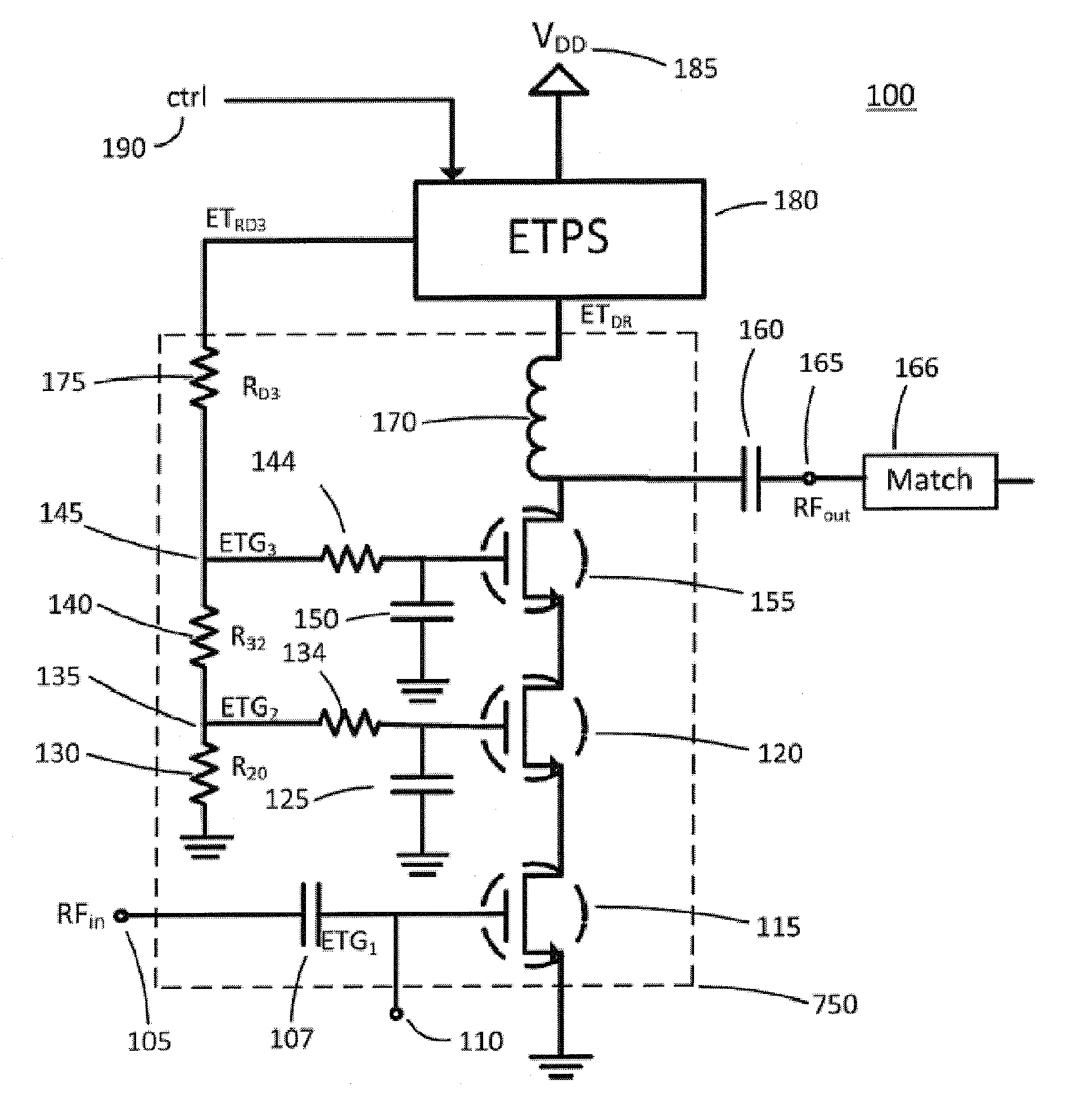 Amplifier Dynamic Bias Adjustment for Envelope Tracking