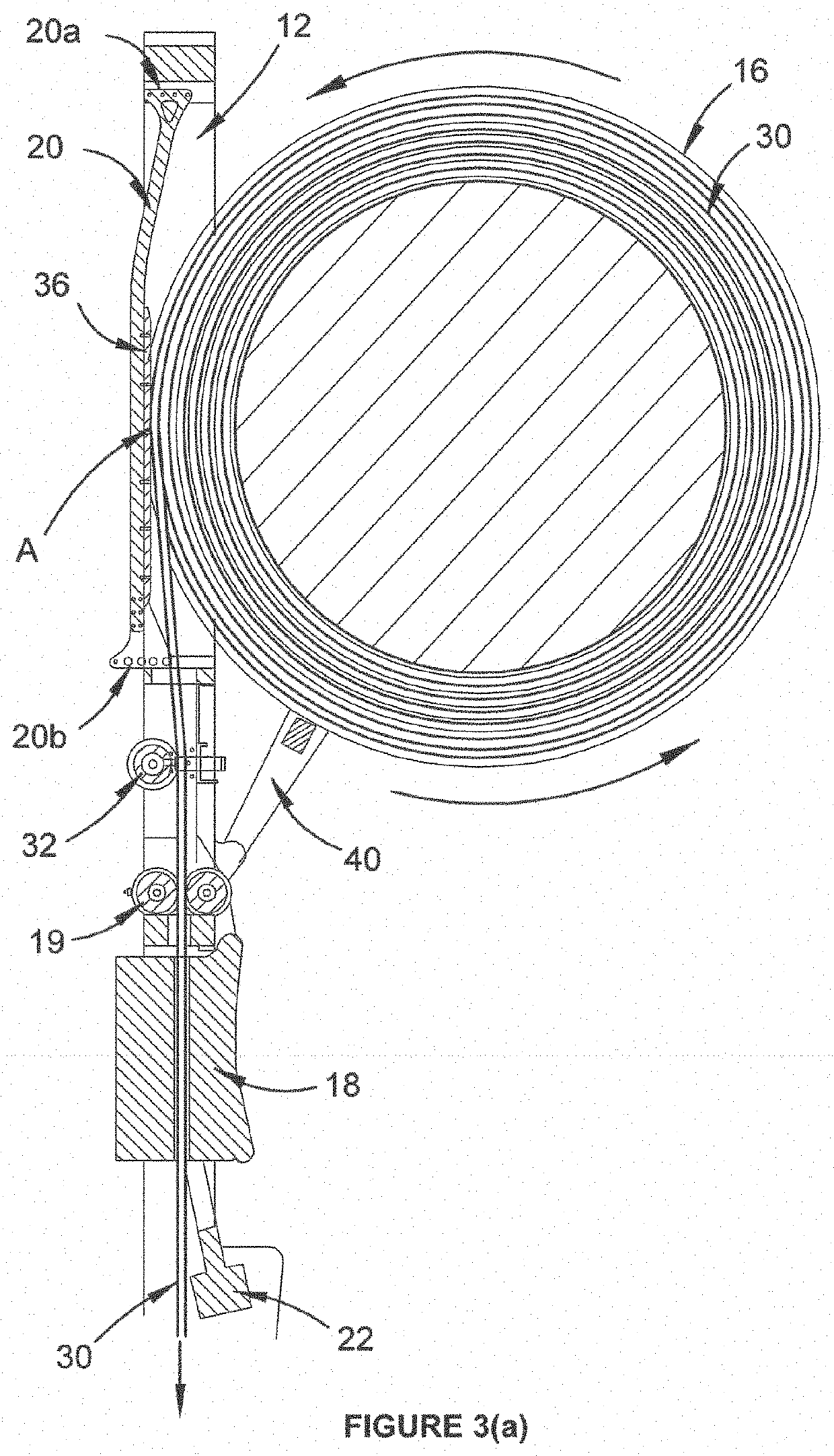 Rotary drill head for coiled tubing drilling apparatus