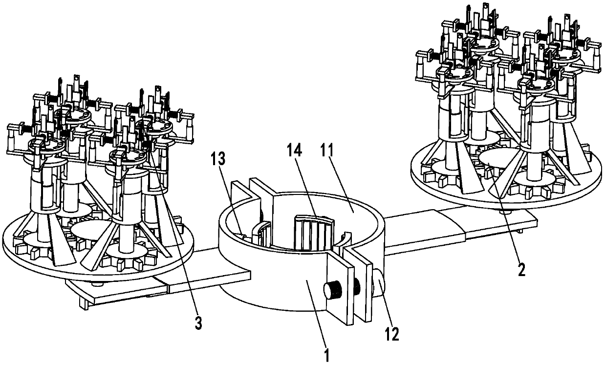 Automatic measuring instrument for diameter of fruit tree fruit