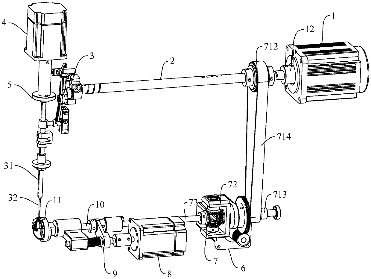 Automatic adjustment mechanism for needle-shuttle cooperation and sewing machine