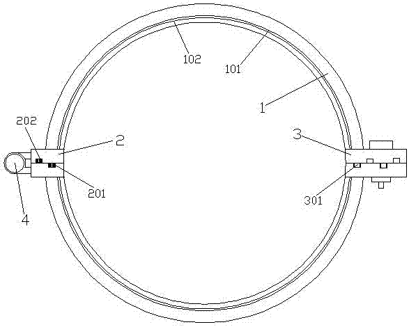 Assembling type external shell used for power generator