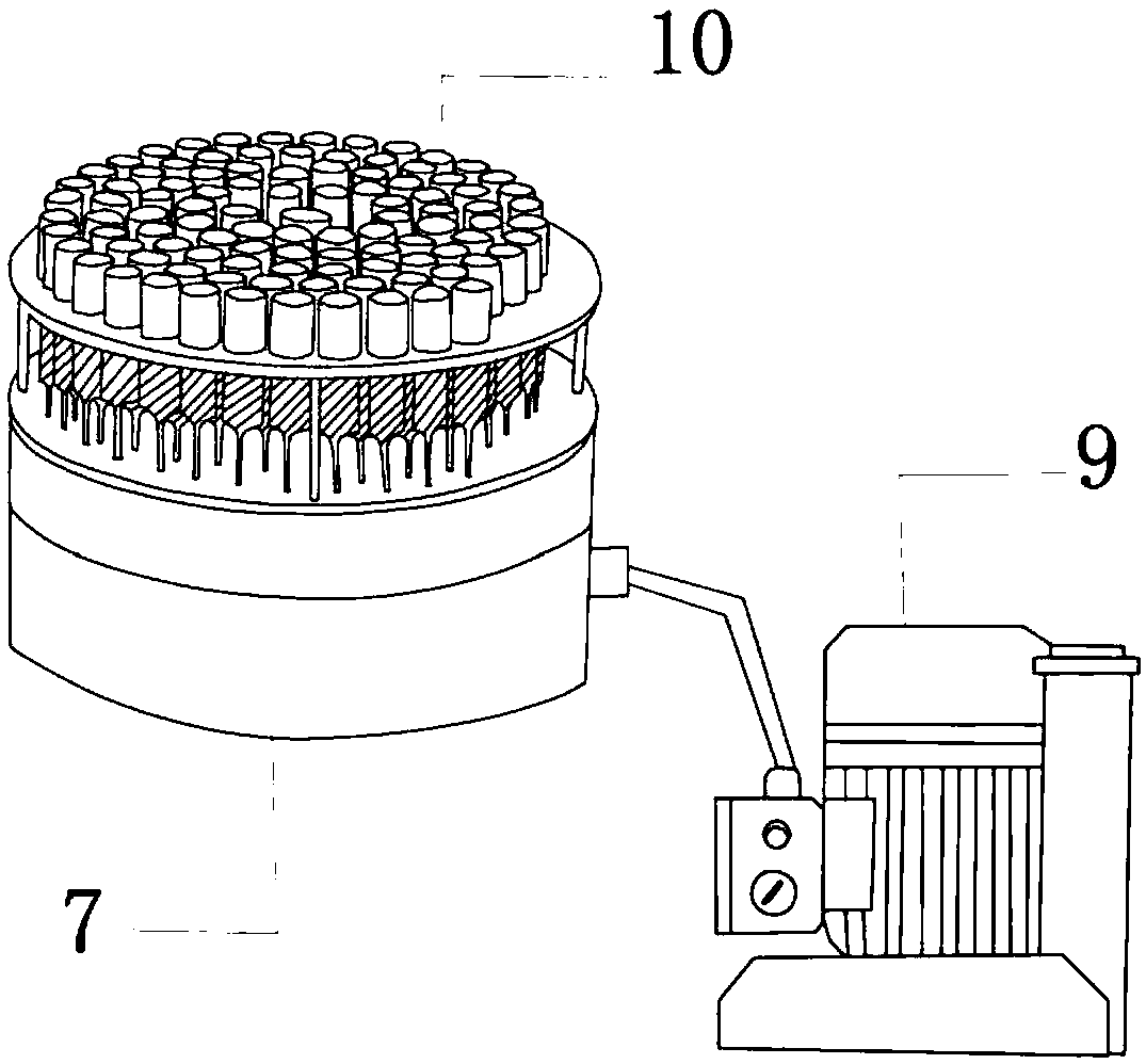 Liquid chromatographic fraction collector and use method