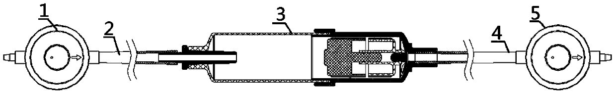 Disposable liquid-stopping and flow-slowing infusion apparatus