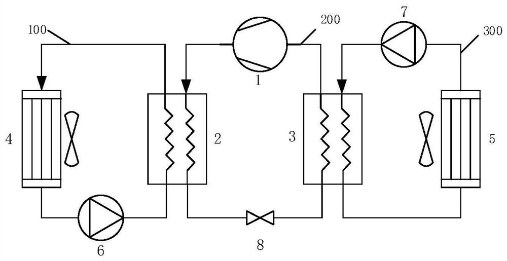 Mixed refrigerant and air conditioning system