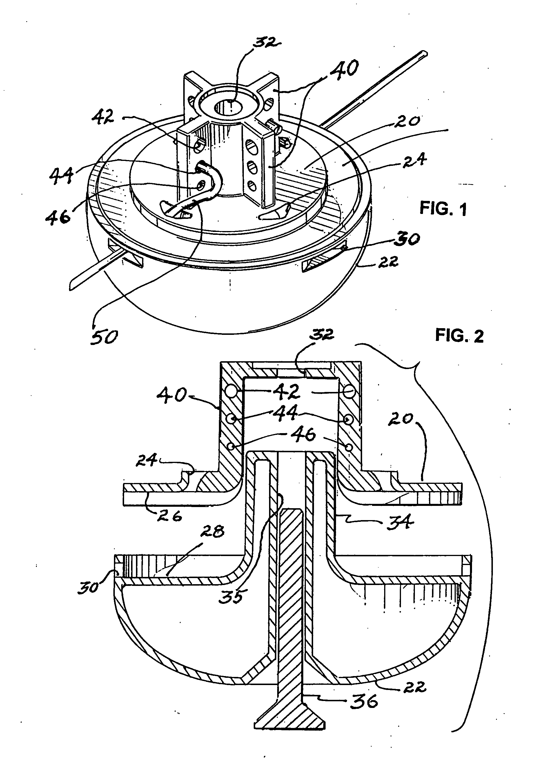 Top loading fixed line trimmer head