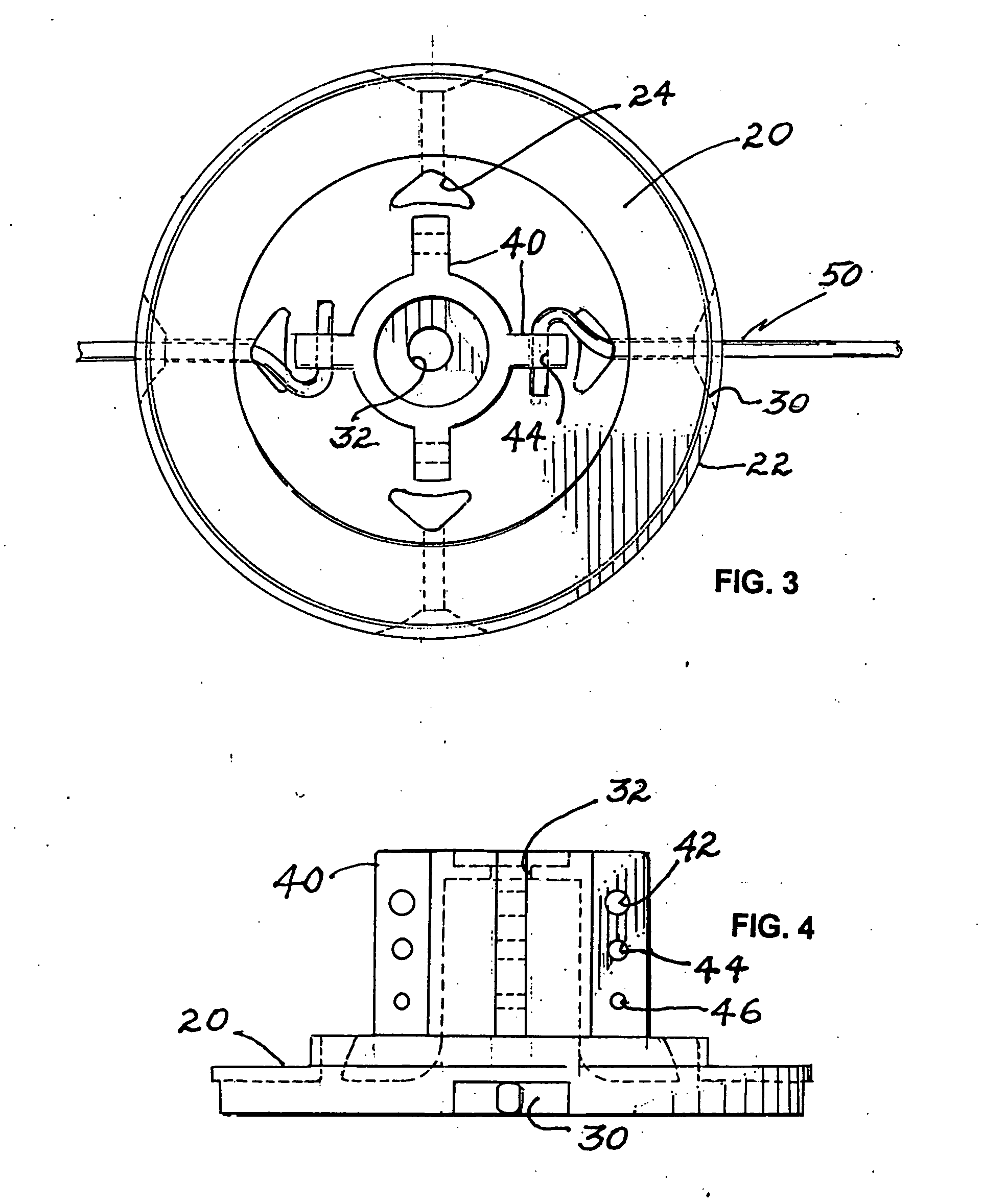 Top loading fixed line trimmer head