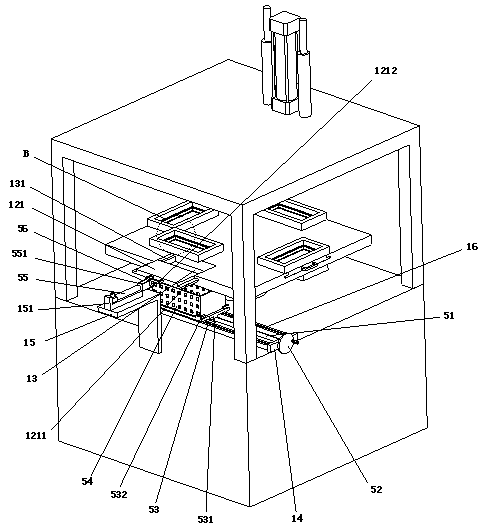 Automatic cutting device for electroplated part sprue