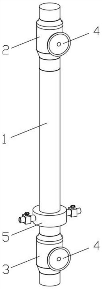 Building water supply and drainage device with self-dredging function