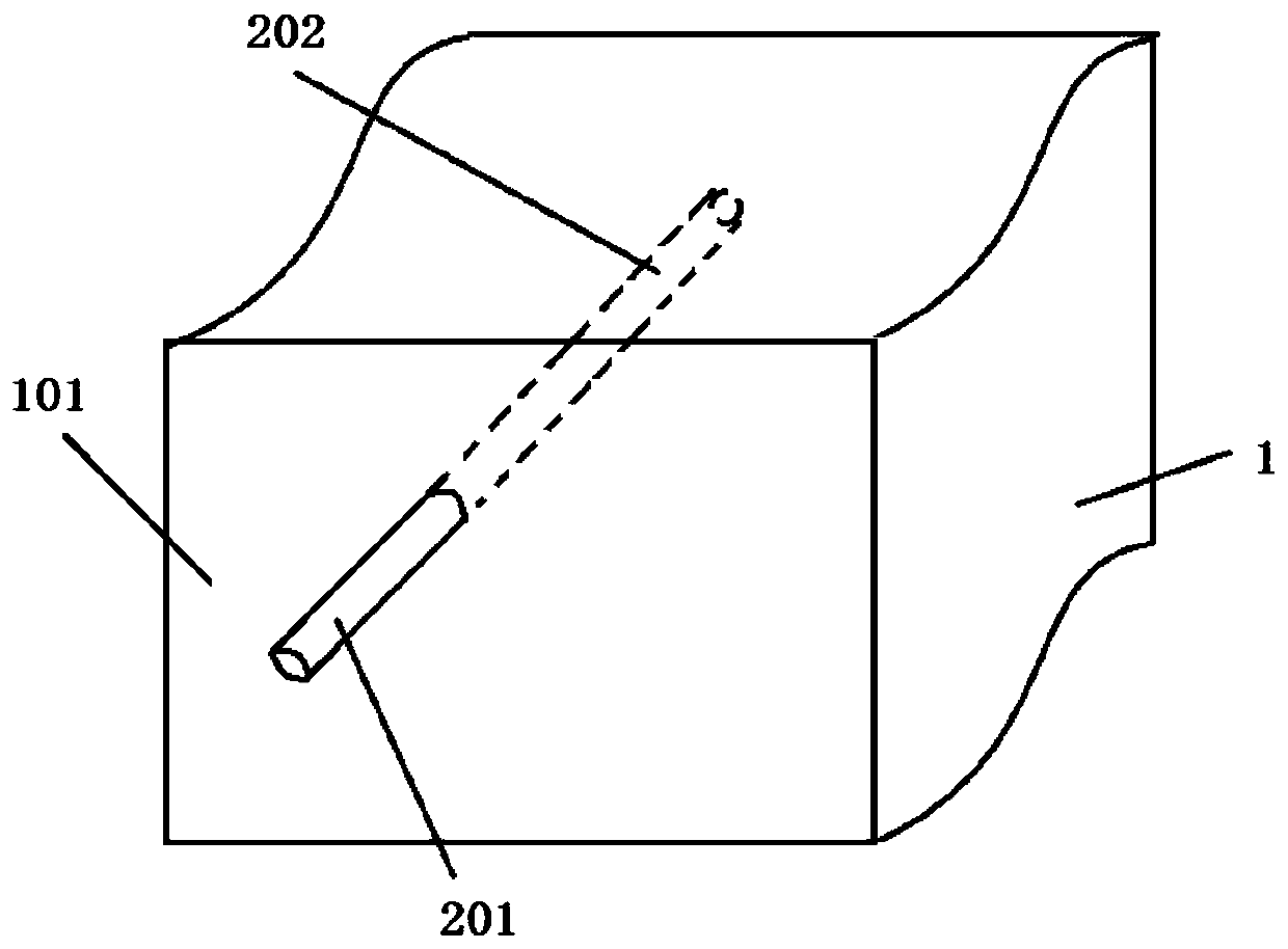 Invisible structure of anchor bar and application of invisible structure