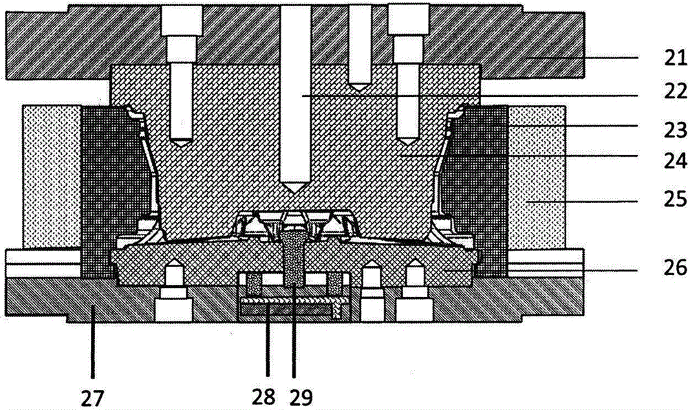 Forming device and method for preparing high-structural strength aluminum alloy hub