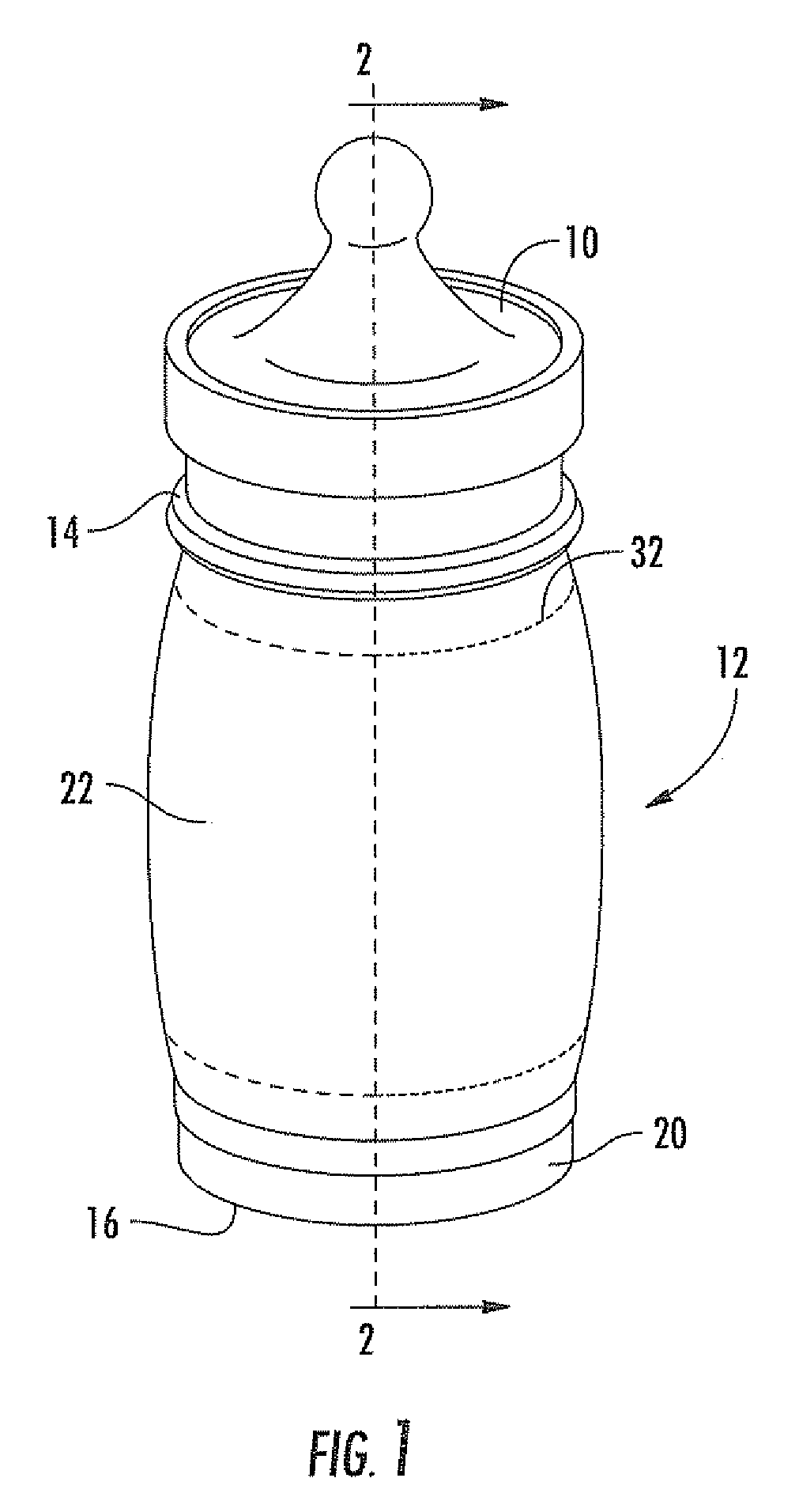 Thermal bottle sock and associated methods