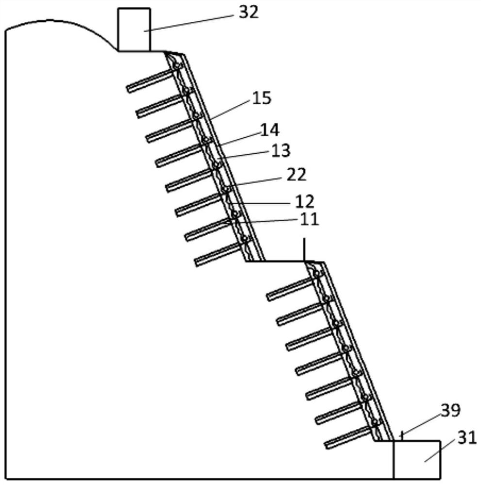 Vegetation concrete ecological slope protection and automatic maintenance method