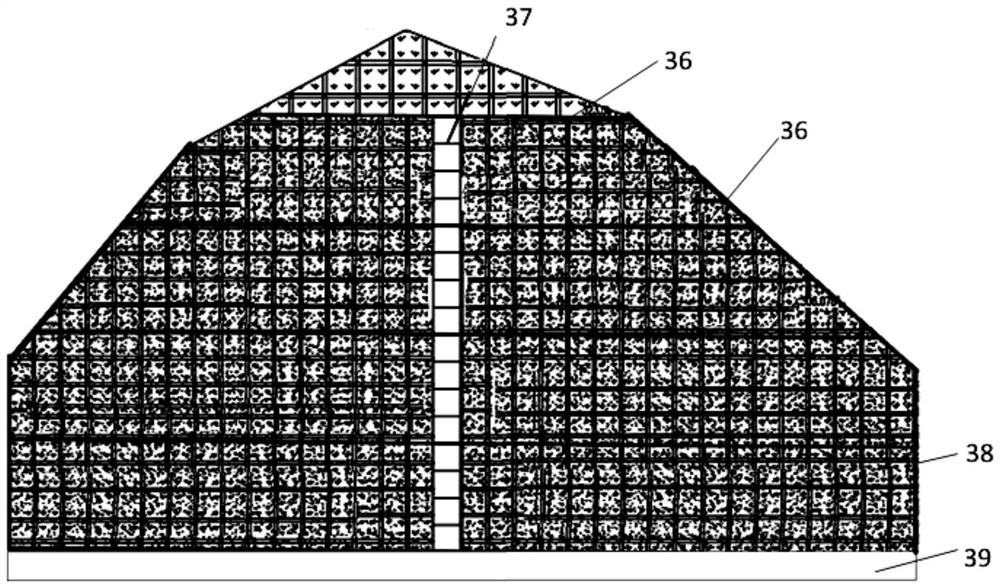 Vegetation concrete ecological slope protection and automatic maintenance method