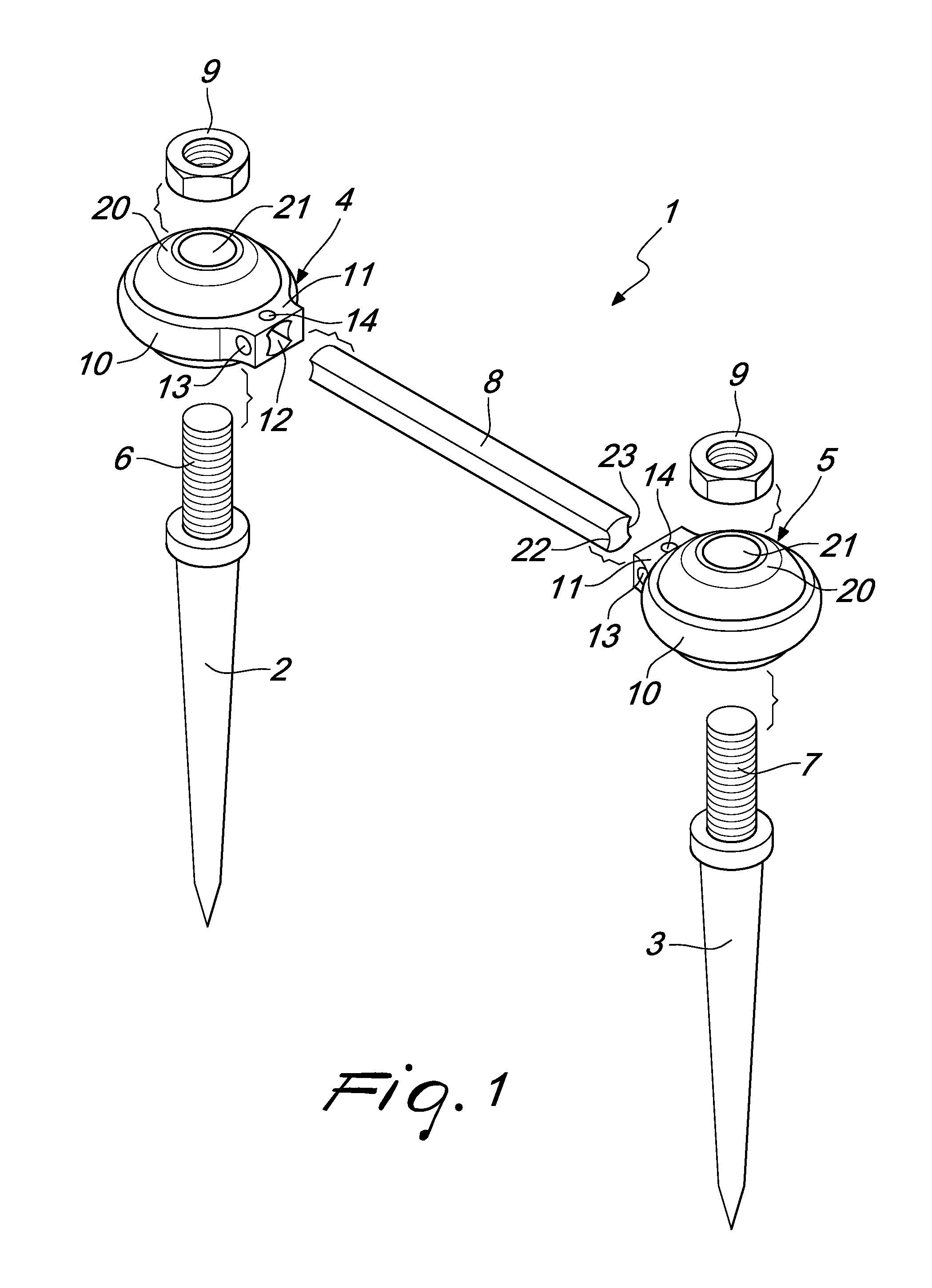 Modular vertebral stabilizer