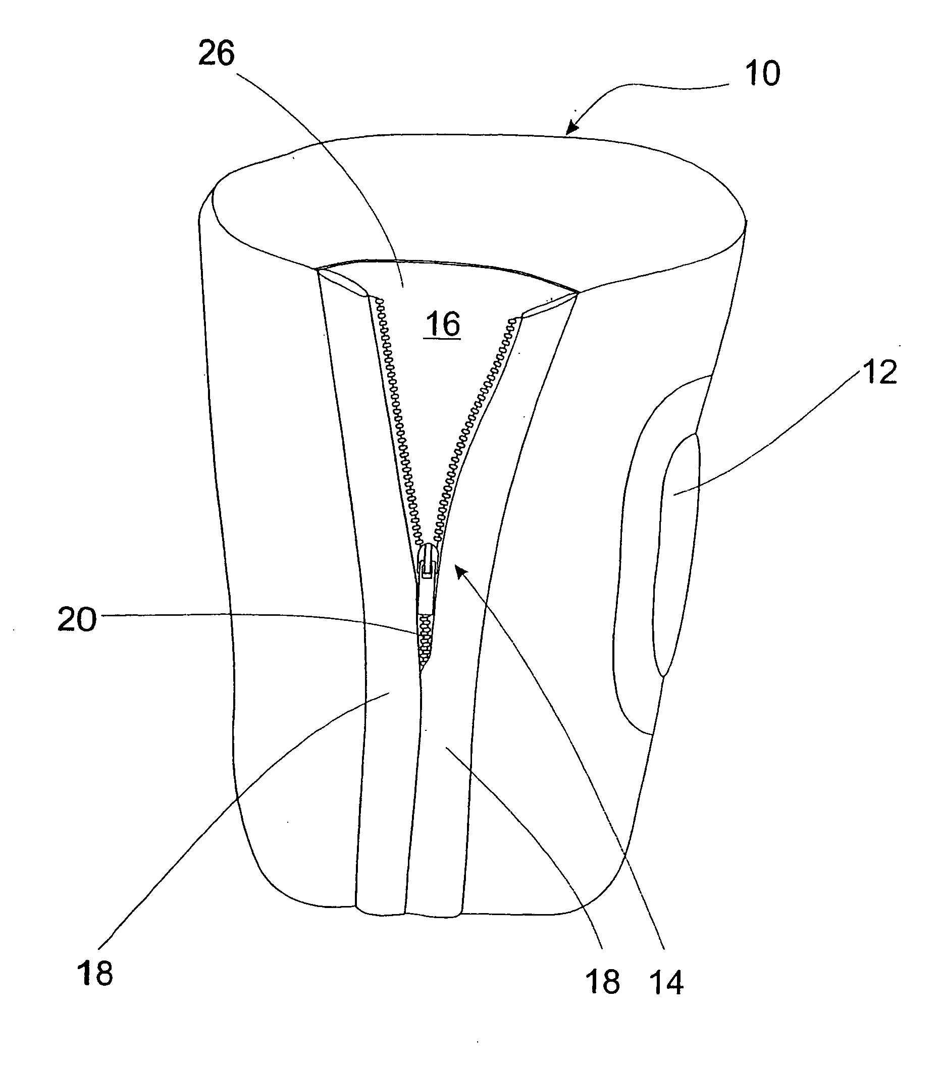 Medical knee bandage