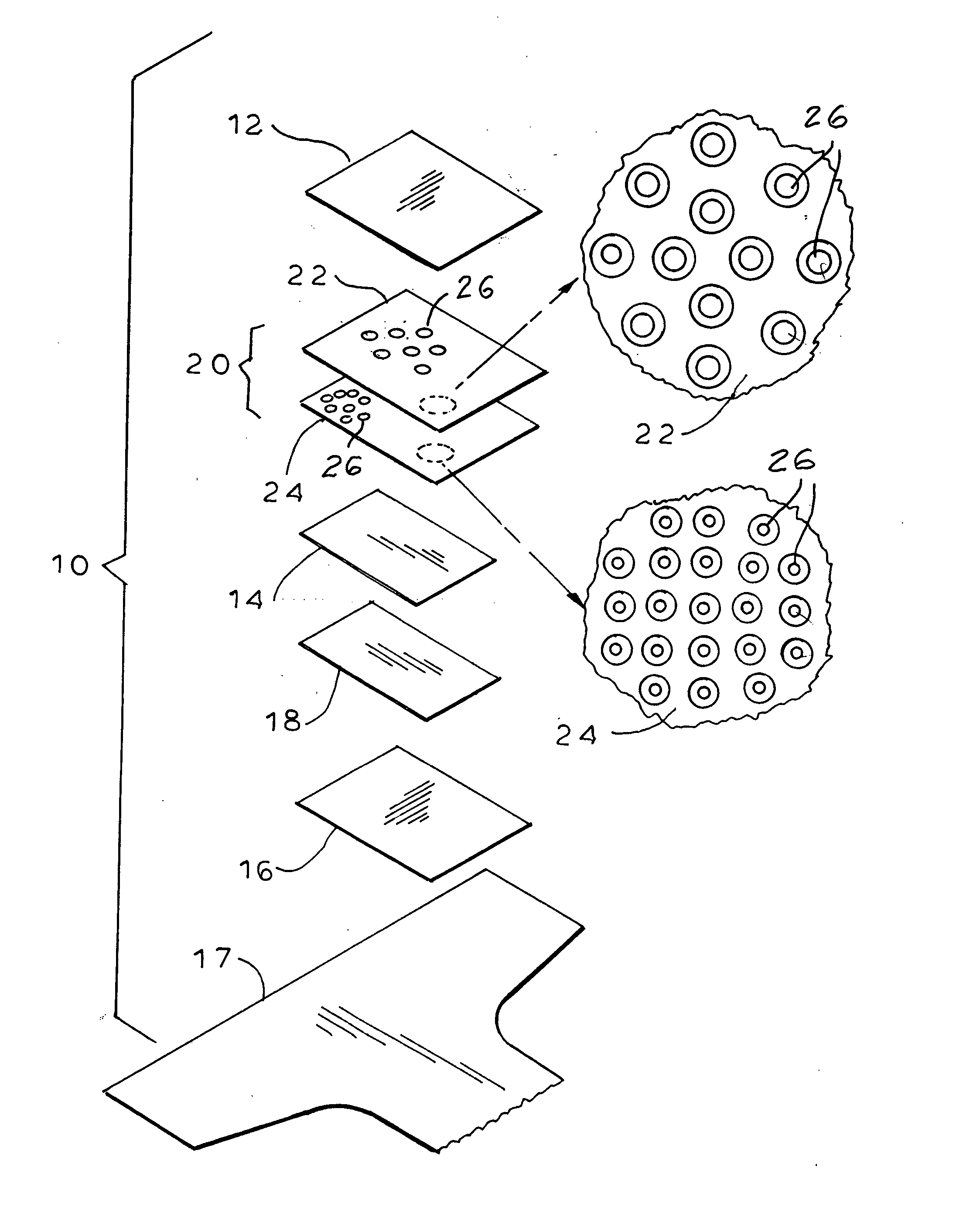 Absorbent article with layered acquisition/distribution system