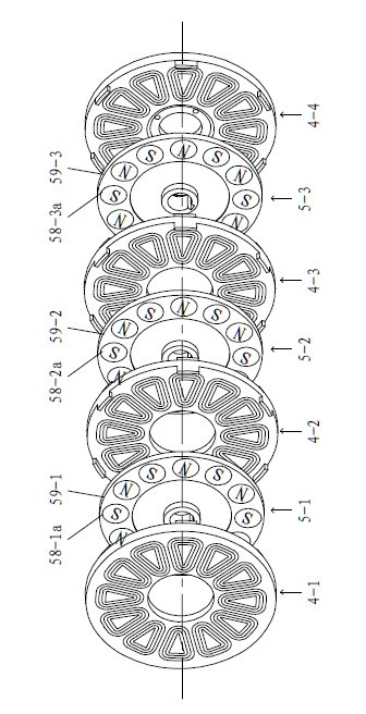 Double-paddle wind driven generator